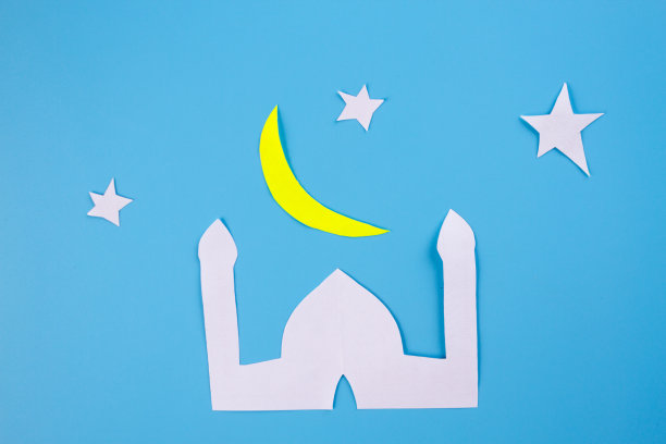 大型白色清真寺图片下载