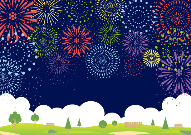 绿色公园的消防工程说明图片下载