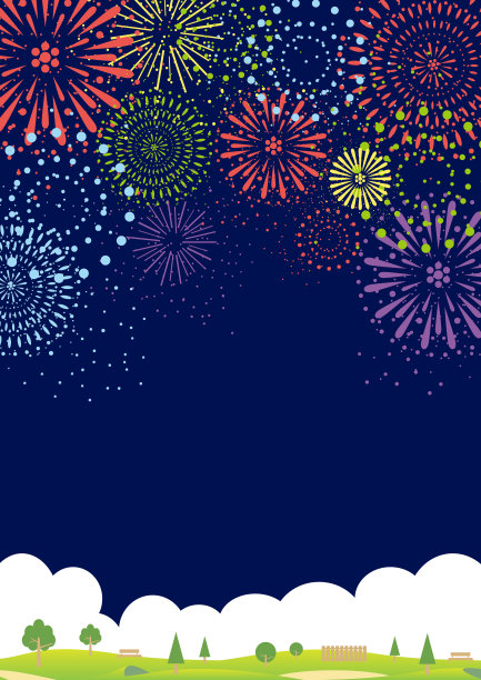 绿色公园的消防工程说明图片下载