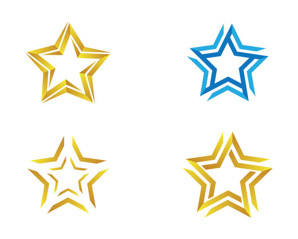 星形矢量图标插图设计图片下载