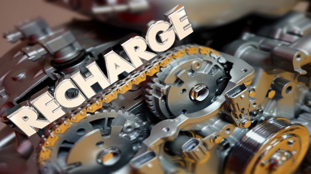 充电动力燃料能源发动机动机3d插图图片下载