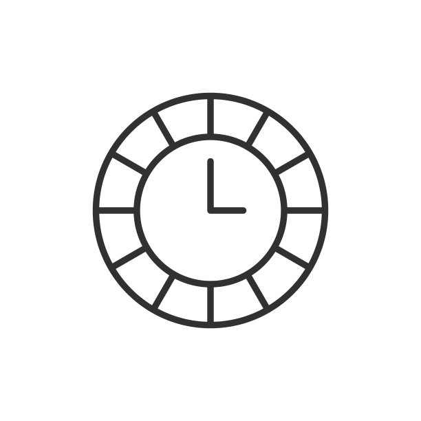 简约壁钟图标图片下载