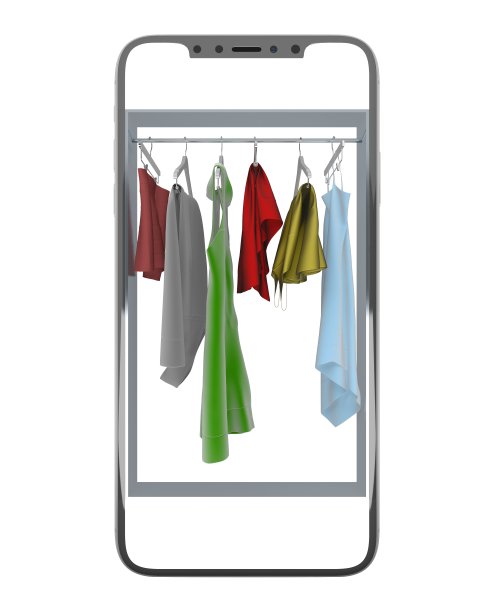 概念智能手机，里面有女人的衣服图片下载