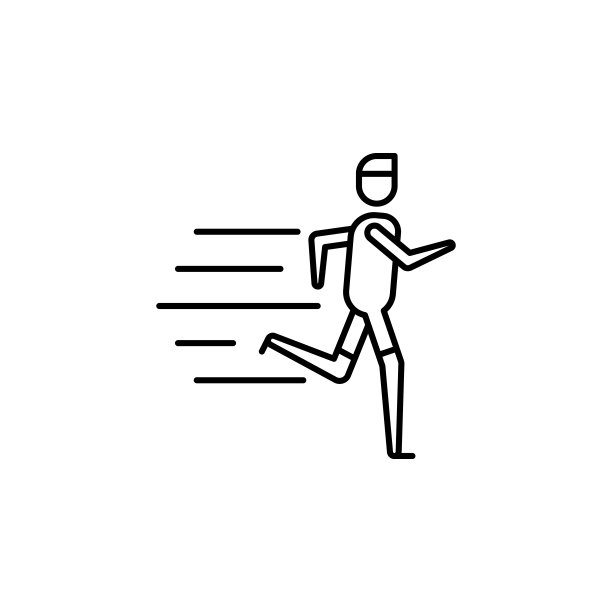 运动员轮廓图标。元素的生活方式插图图标。优质的平面设计。用于网站、网页设计、手机应用、UI、UX的标志和符号收集图标图片下载