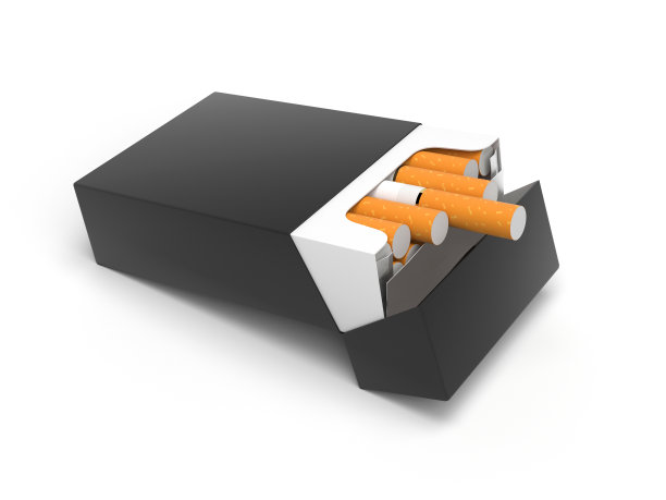 黑包香烟躺着图片下载