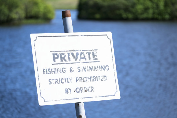 蓝湖严禁私人垂钓、游泳图片下载