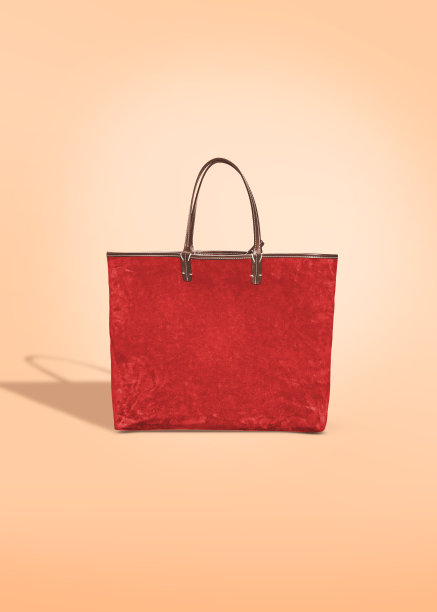 手提包与剪贴路径在一个柔和的背景图片下载