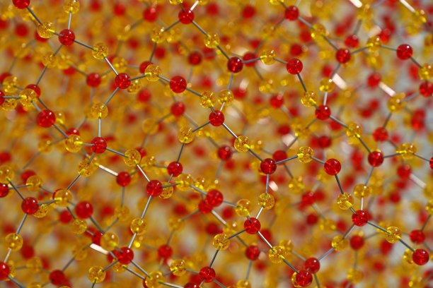 分子结构的三维物理模型图片下载