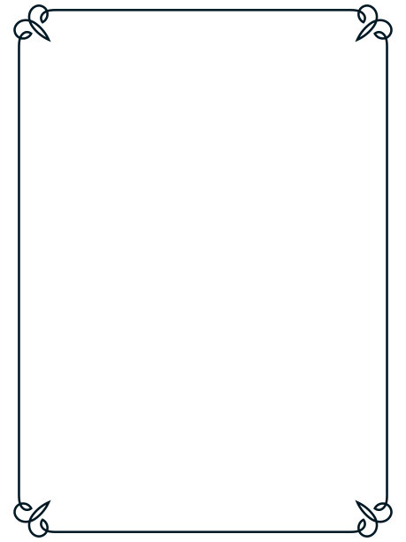 复古简单的矢量线边框招牌或标签图片下载