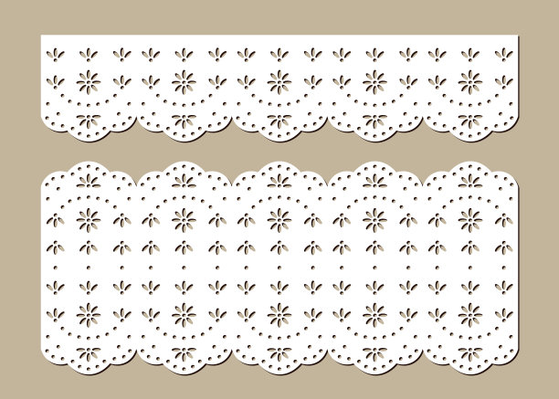 采购产品复古花边网眼，织物边界的装饰设计，激光切割模板图片下载