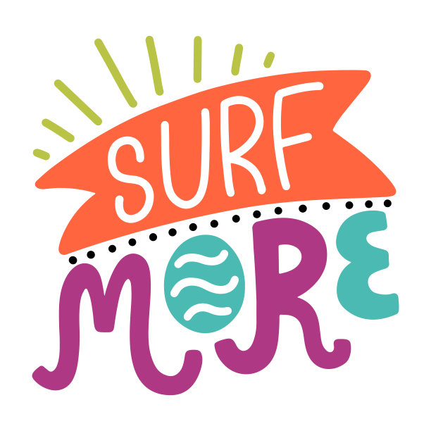 夏季字母组成与装饰。图片下载