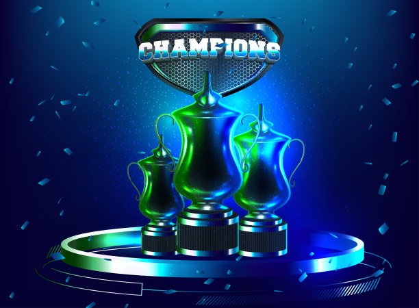 足球锦标赛现代体育海报矢量模板设计图片下载