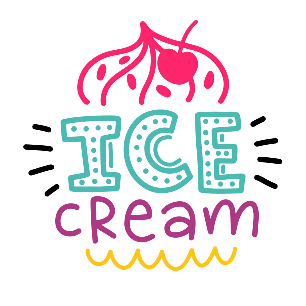 夏季字母组成与装饰。图片下载