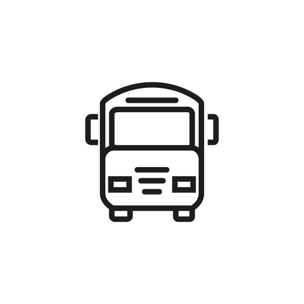 学校交通线图标图片下载