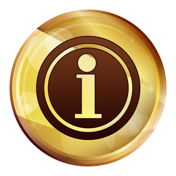 信息图标抽象棕色圆形按钮图片下载
