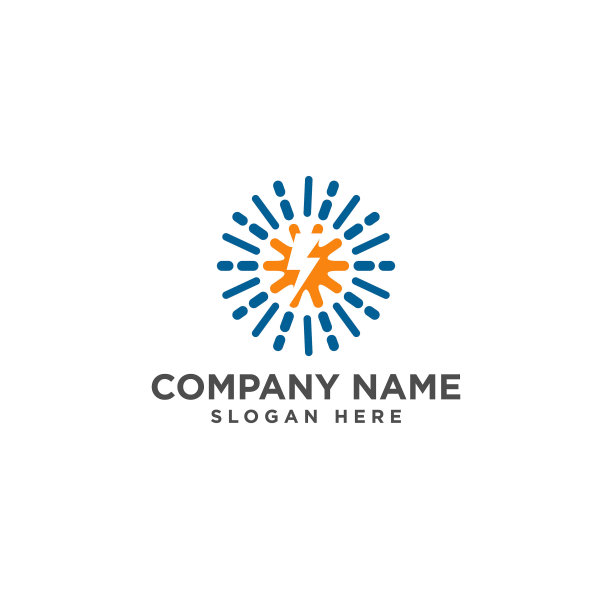 火花点标志概念设计与电危险灯的电源电压。图片下载