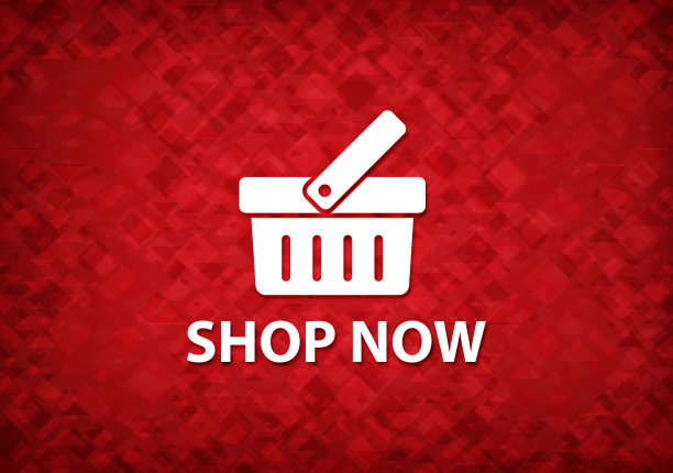 商店现在红色背景图片下载