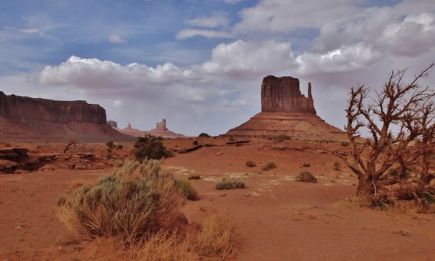 西米滕堡，纳瓦霍部落公园，纪念碑谷，美国犹他州图片下载