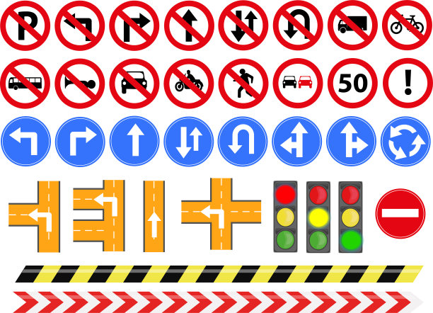 交通标志的图标图片下载