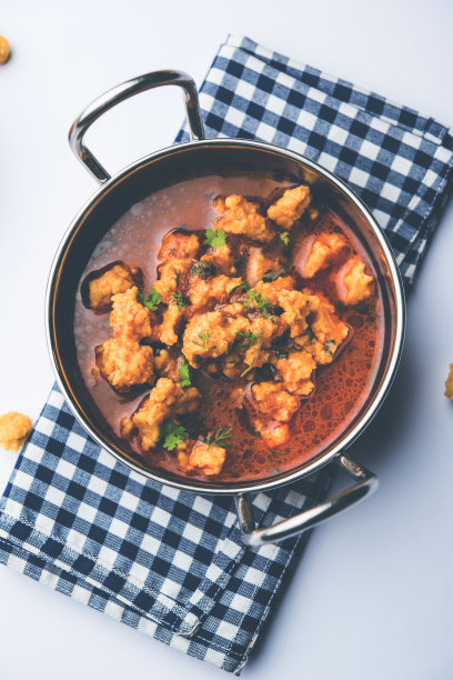 Mung dal wadi或moongwadi是马哈拉施特拉邦的一种食物食谱图片下载