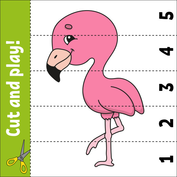 学习数字。教育发展工作表。孩子们的游戏。活动页面。儿童益智游戏。学龄前的谜语。简单的平面孤立矢量插图在可爱的卡通风格。图片下载