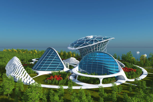 建筑群图片下载