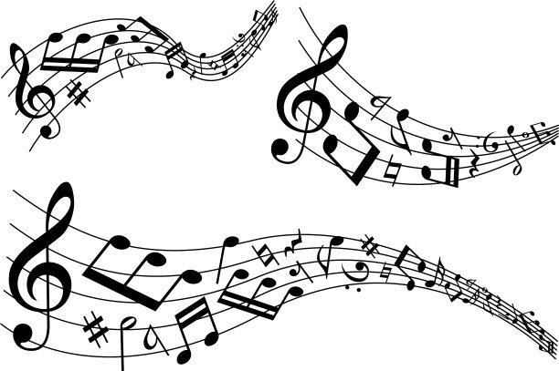 音乐音符的影像素材收集图片下载