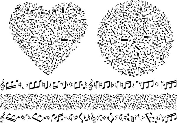 音乐音符的影像素材收集图片下载