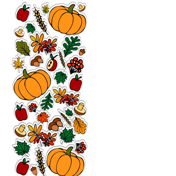 “你好,秋天”模板图片下载