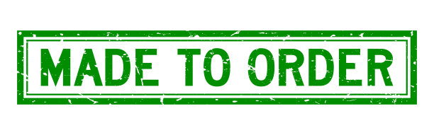 Grunge绿色定制字橡胶印章印章上的白色背景图片下载