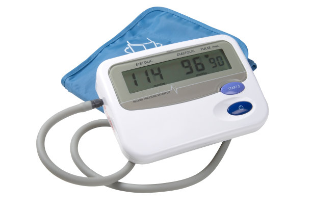 血压计隔离白色带路径图片下载