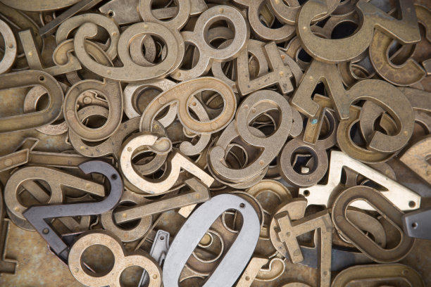 大型金属数字英文字母图片下载