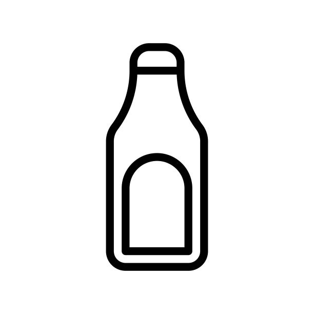 酒精玻璃瓶加工食品平面设计。图片下载