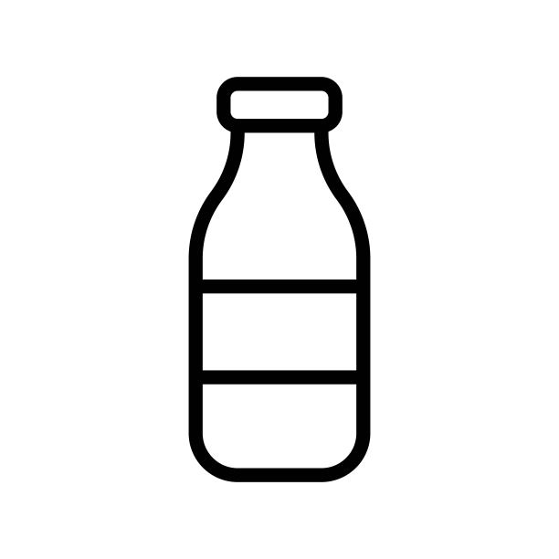 饮料酒精玻璃瓶加工食品平面设计。图片下载