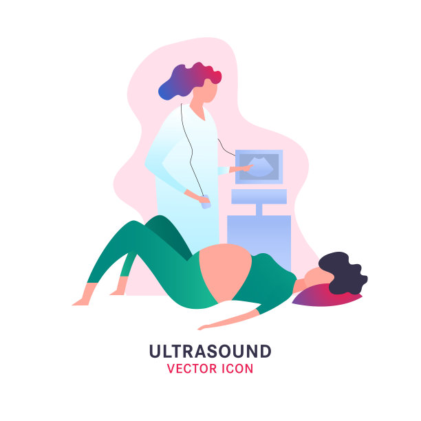 平的超声图像图片下载