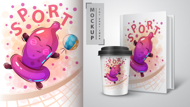 避孕套打排球-为你的想法的模型图片下载