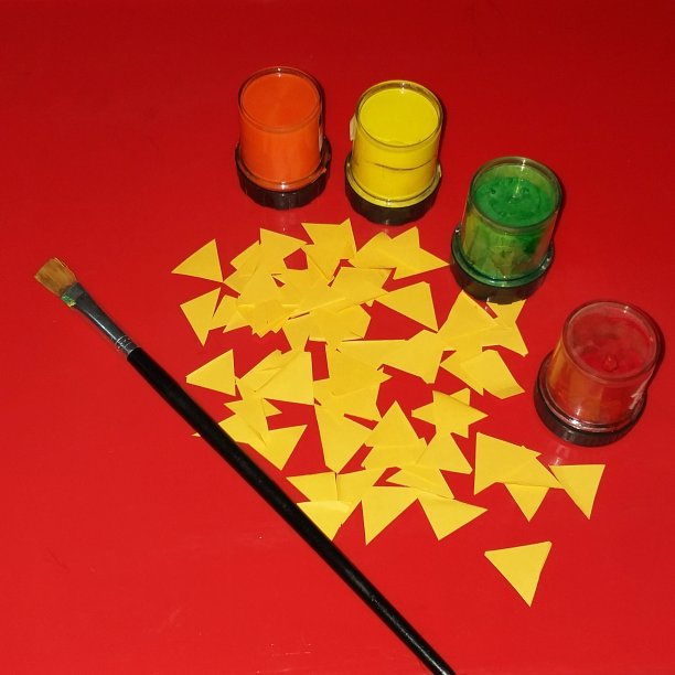 美丽的海报颜色和刷子图片下载