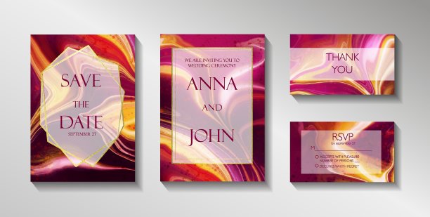 婚礼卡片图片下载