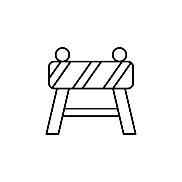 障碍,消防员图标。消防员图标元素。细线图标用于网站设计和开发，应用程序开发图片下载