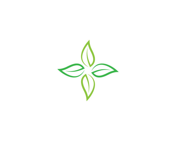 树叶Logo矢量图标图片下载
