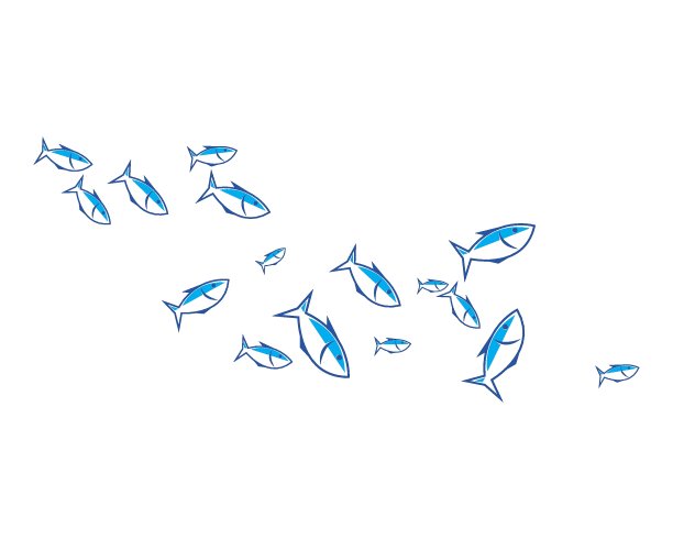 鱼背景矢量图片下载