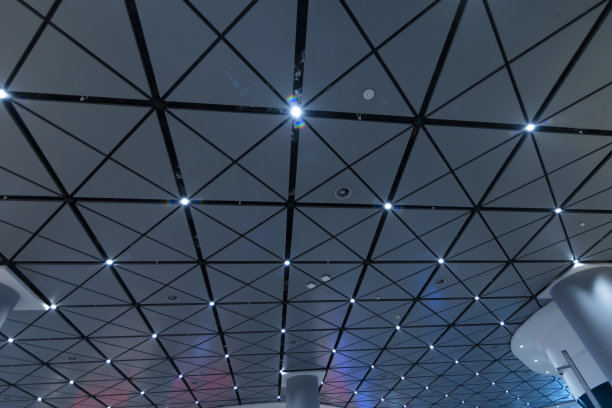 现代复杂建筑İstanbul机场，İstanbul土耳其图片下载