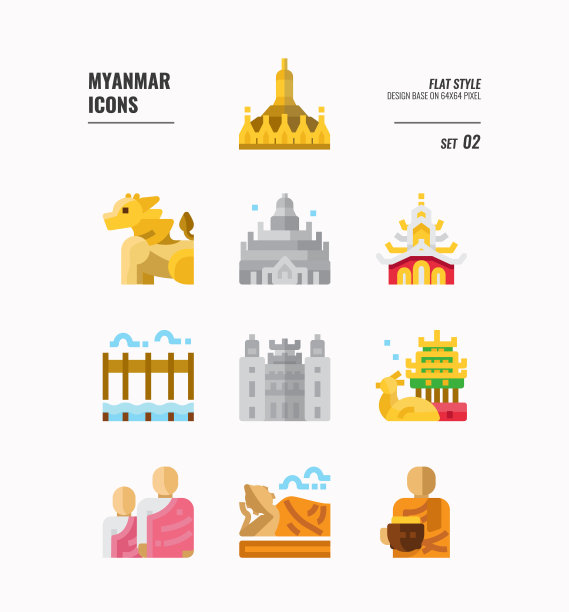 缅甸图标设置2。图片下载