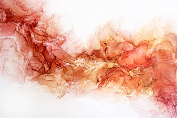 部分原版酒精水墨画，微距照片图片下载