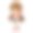 一个可爱开朗的女孩穿着漂亮的裙子的卡通插图。小孩的卡通图片下载