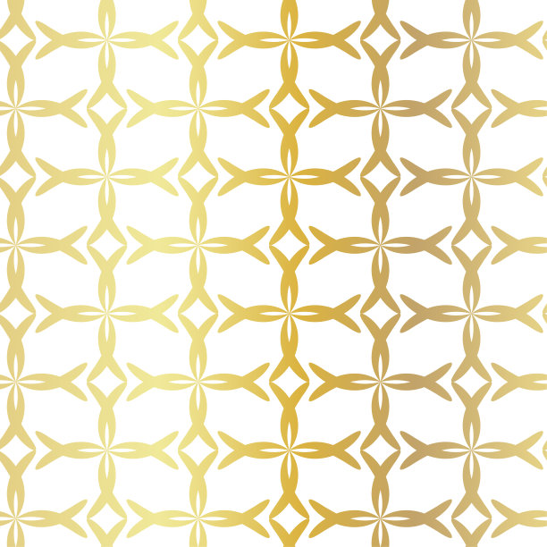 无缝矢量10 eps金色图案。重复抽象背景设计，织物，纺织品，封面，包装。图片下载