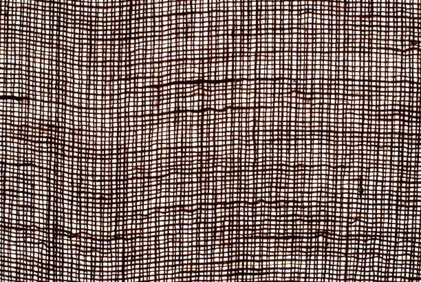 粗麻布的照片纹理，深色，天然亚麻材料制成图片下载