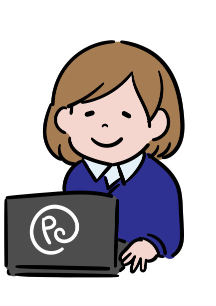 年轻女子正在使用电脑图片下载