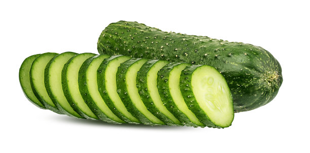 白色分离黄瓜图片下载
