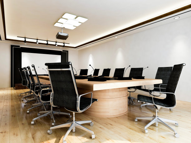 现代化的公司会议室设计图片下载